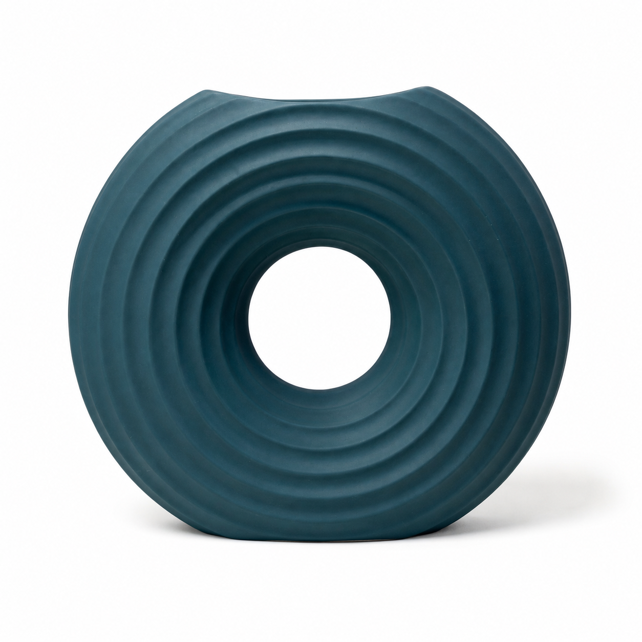 Modern Ripple Donut Vase