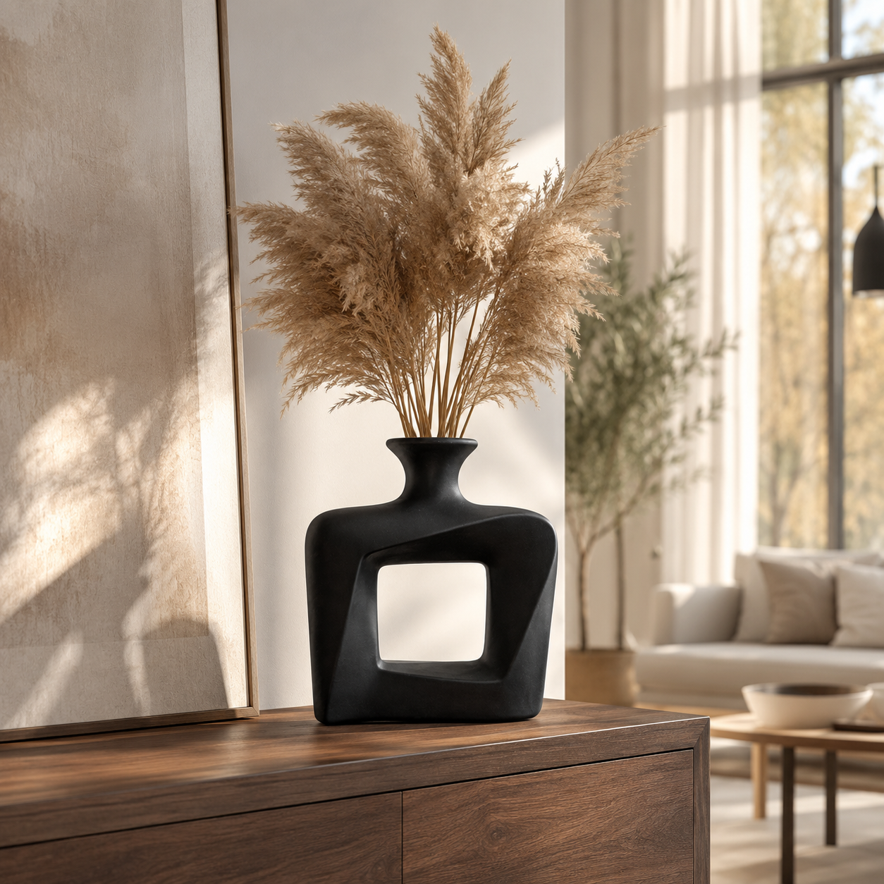 Modern Twist Hollow Vase