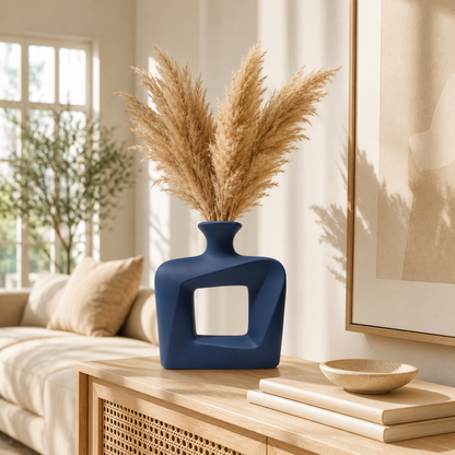 Modern Twist Hollow Vase