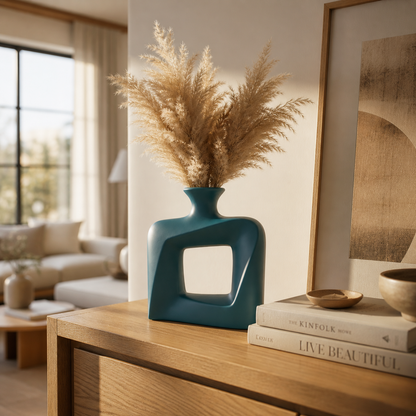 Modern Twist Hollow Vase