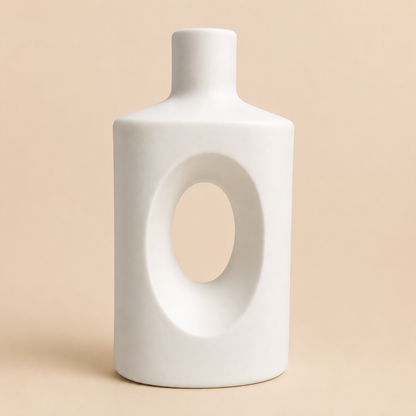 Modern Arch Hollow Vase – Beige