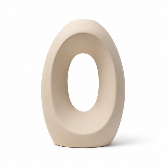 Modern Hollow Oval Vase