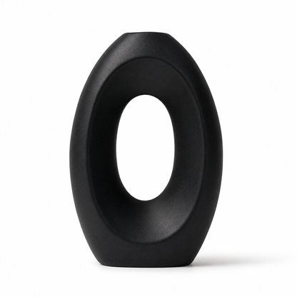 Modern Hollow Oval Vase