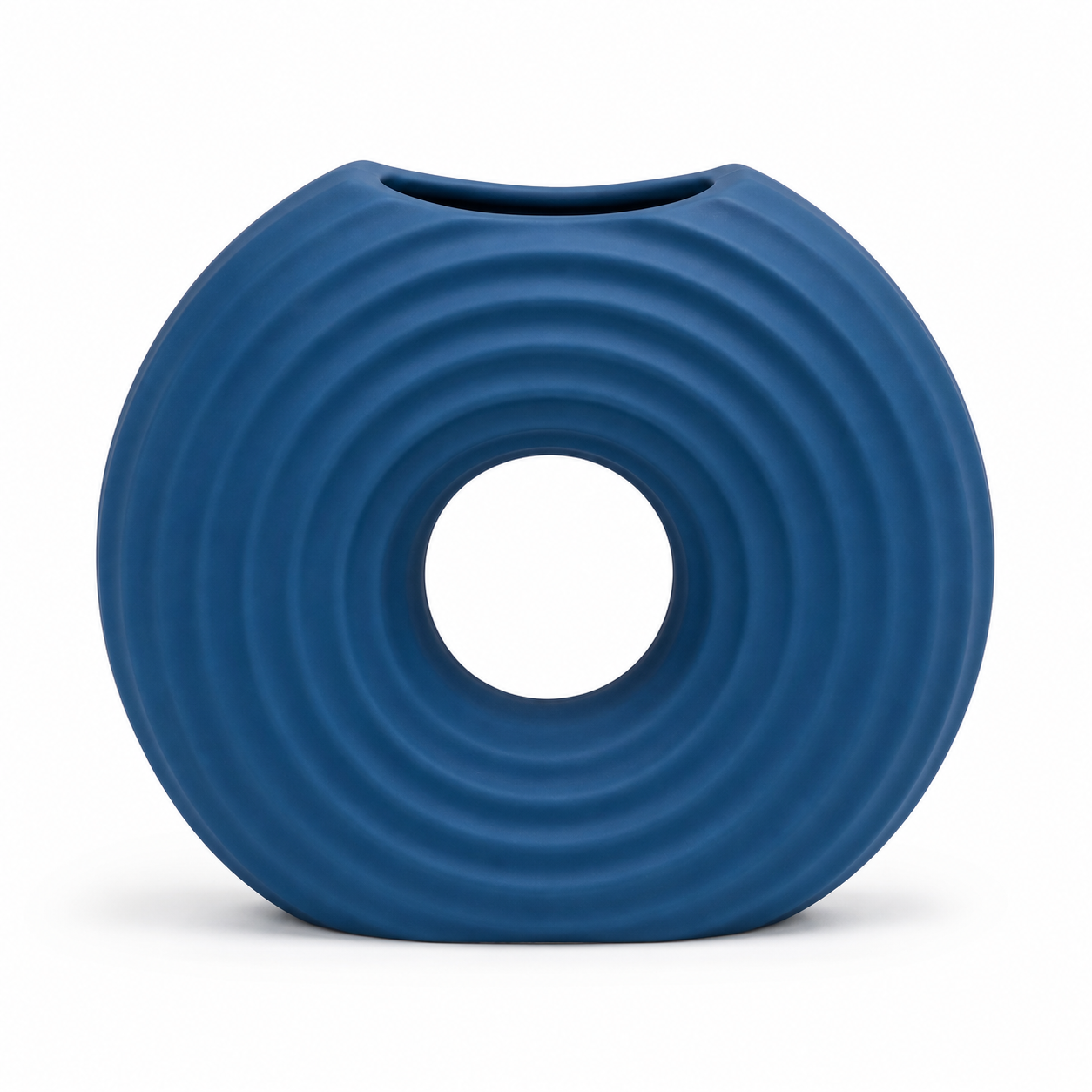 Modern Ripple Donut Vase