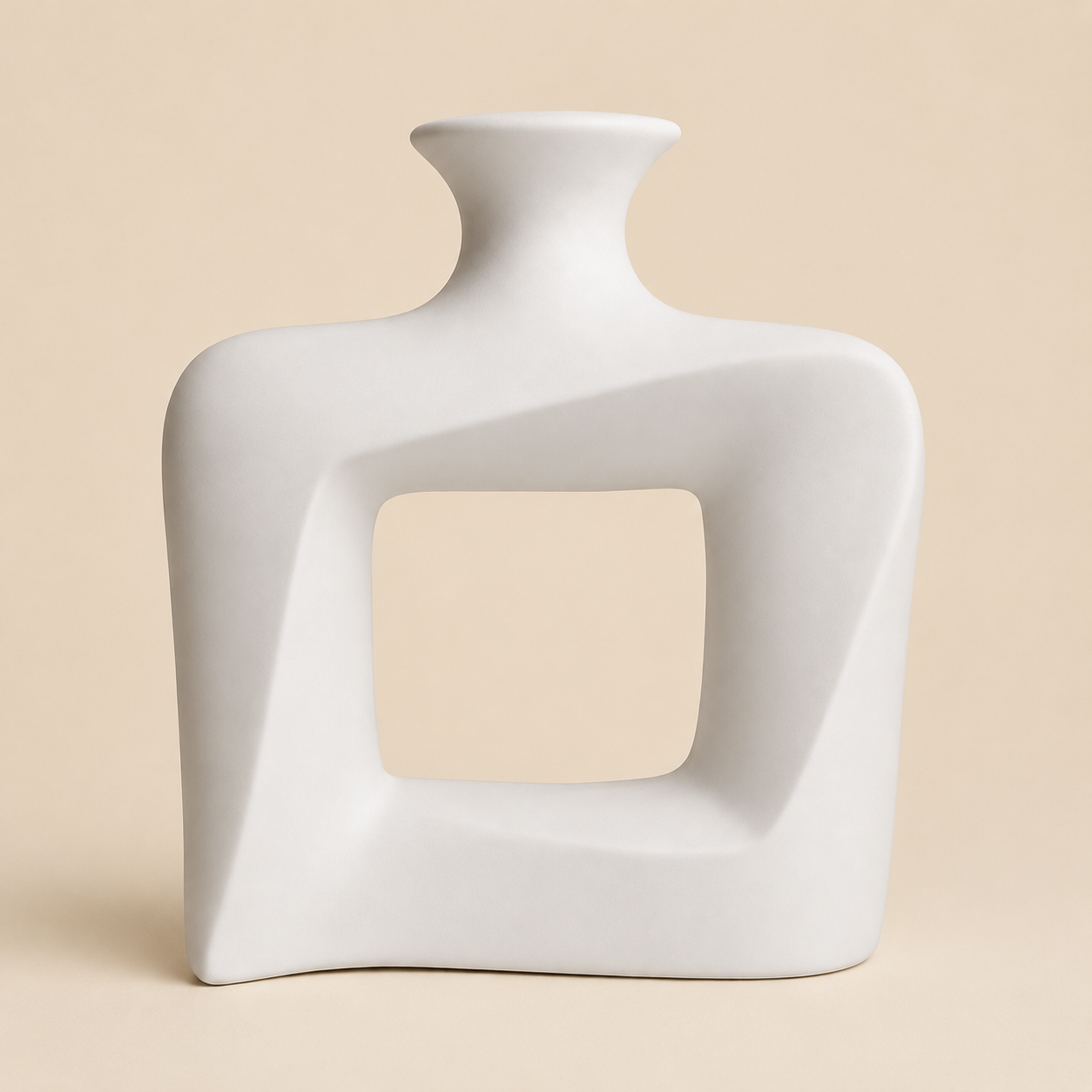 Modern Twist Hollow Vase