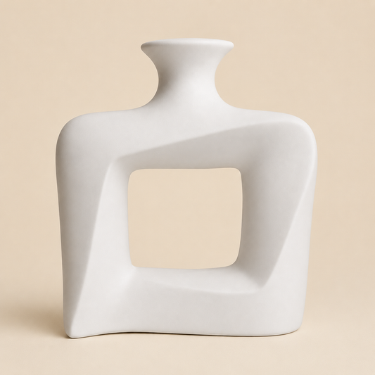Modern Twist Hollow Vase