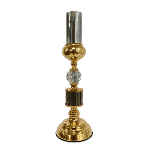 Modern Gold Glass Candleholder 38X13