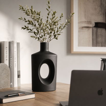 Modern Arch Hollow Vase – Beige