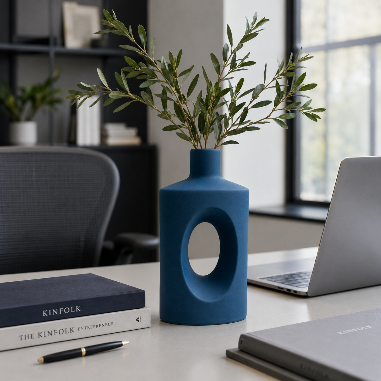 Modern Arch Hollow Vase – Beige