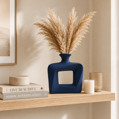 Modern Twist Hollow Vase