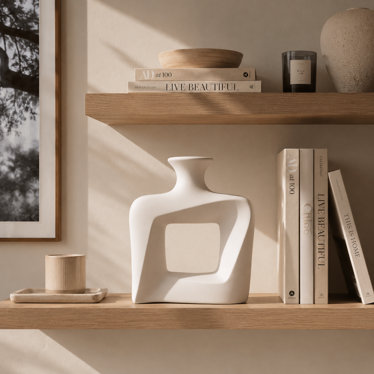 Modern Twist Hollow Vase