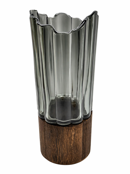 Award Smoky Black Flower Vase