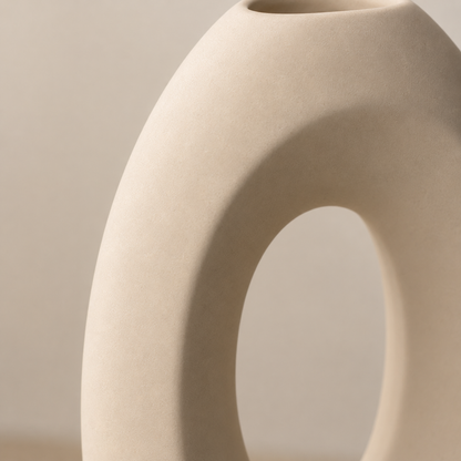 Modern Hollow Oval Vase