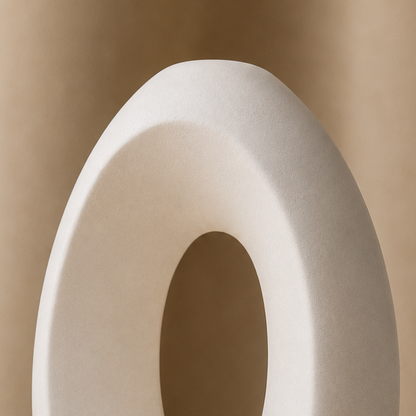 Modern Hollow Oval Vase
