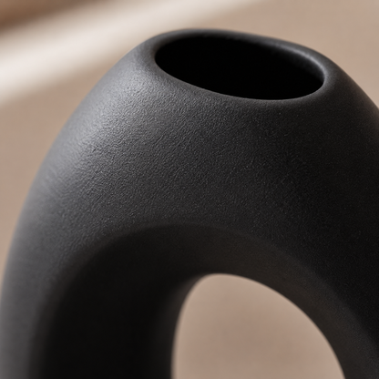 Modern Hollow Oval Vase