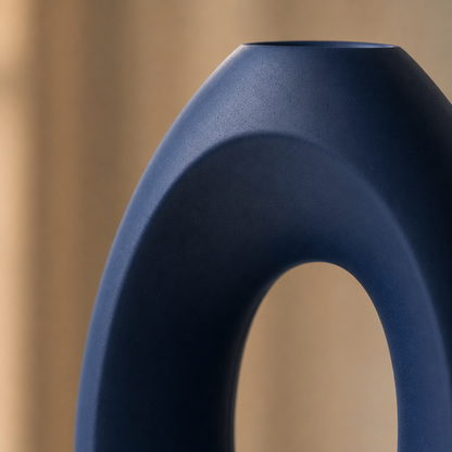 Modern Hollow Oval Vase
