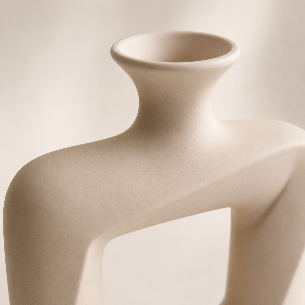 Modern Twist Hollow Vase