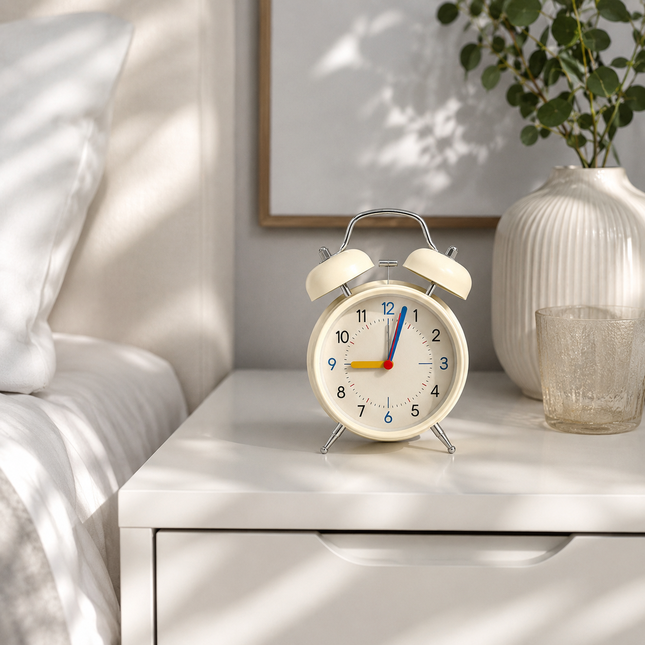 Table Bell Clock