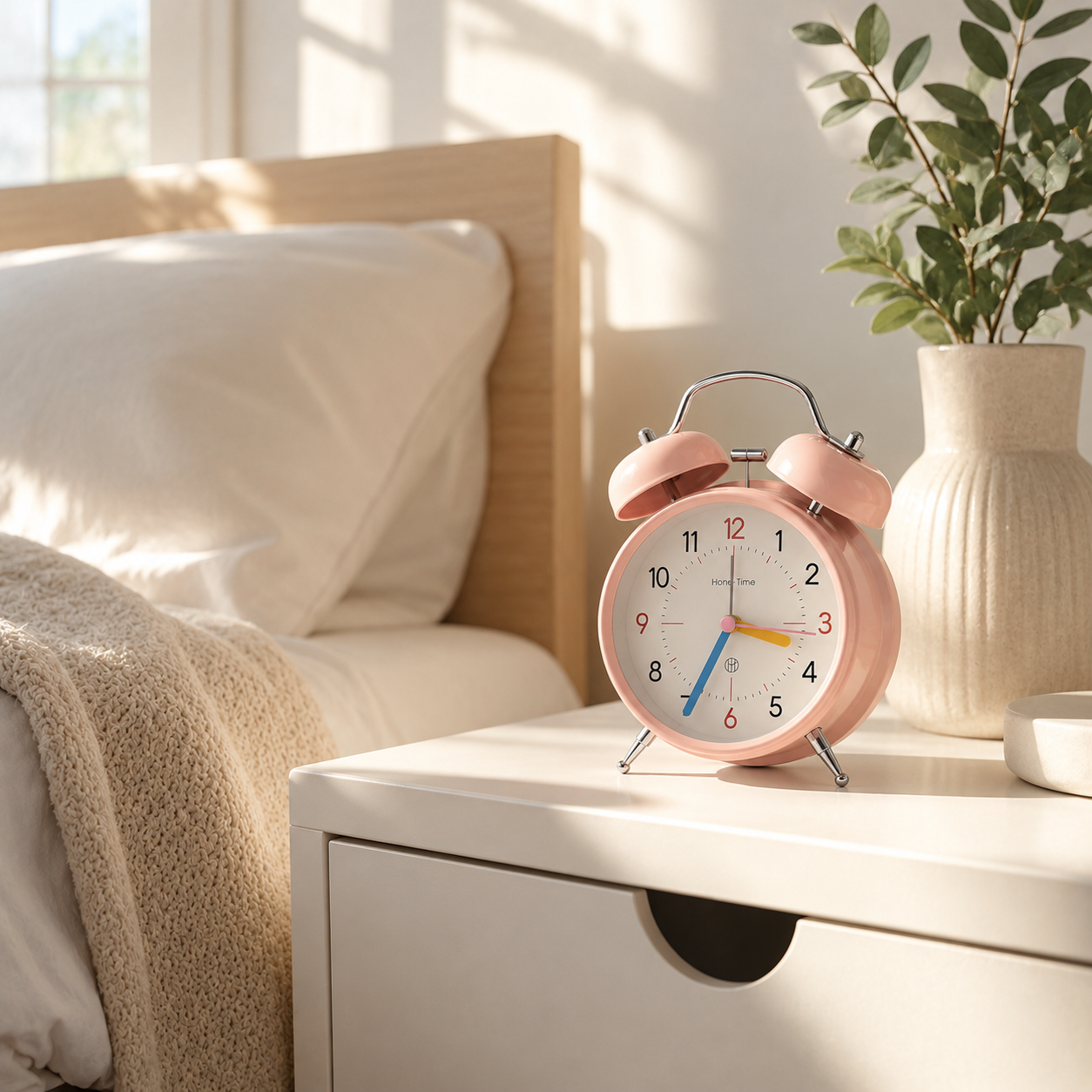 Table Bell Clock