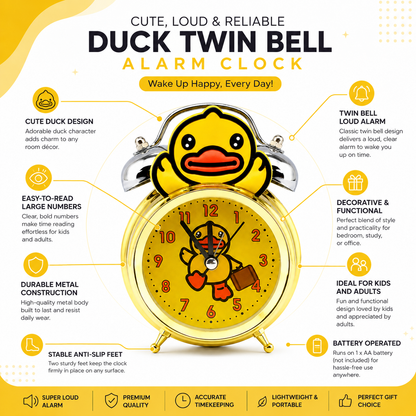 Twin Bell Alarm Clock