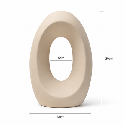 Modern Hollow Oval Vase