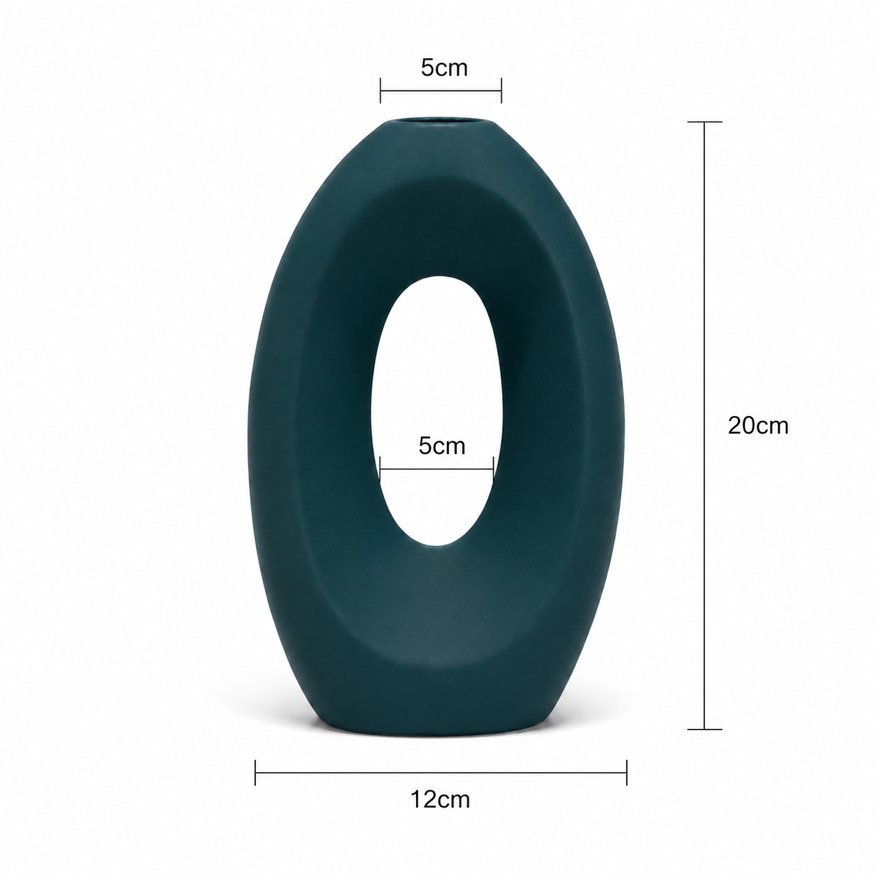 Modern Hollow Oval Vase
