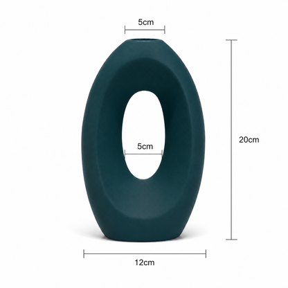 Modern Hollow Oval Vase