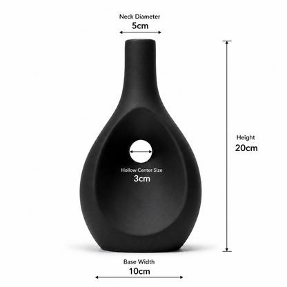 Modern Teardrop Hollow Vase