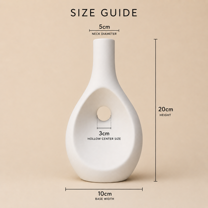 Modern Teardrop Hollow Vase
