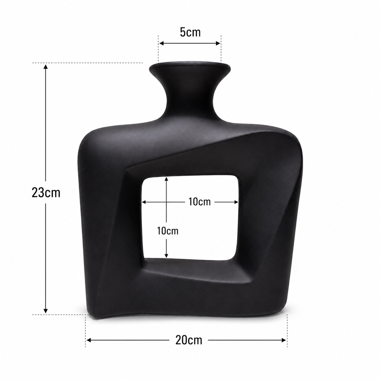 Modern Twist Hollow Vase