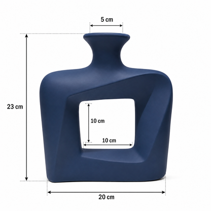 Modern Twist Hollow Vase