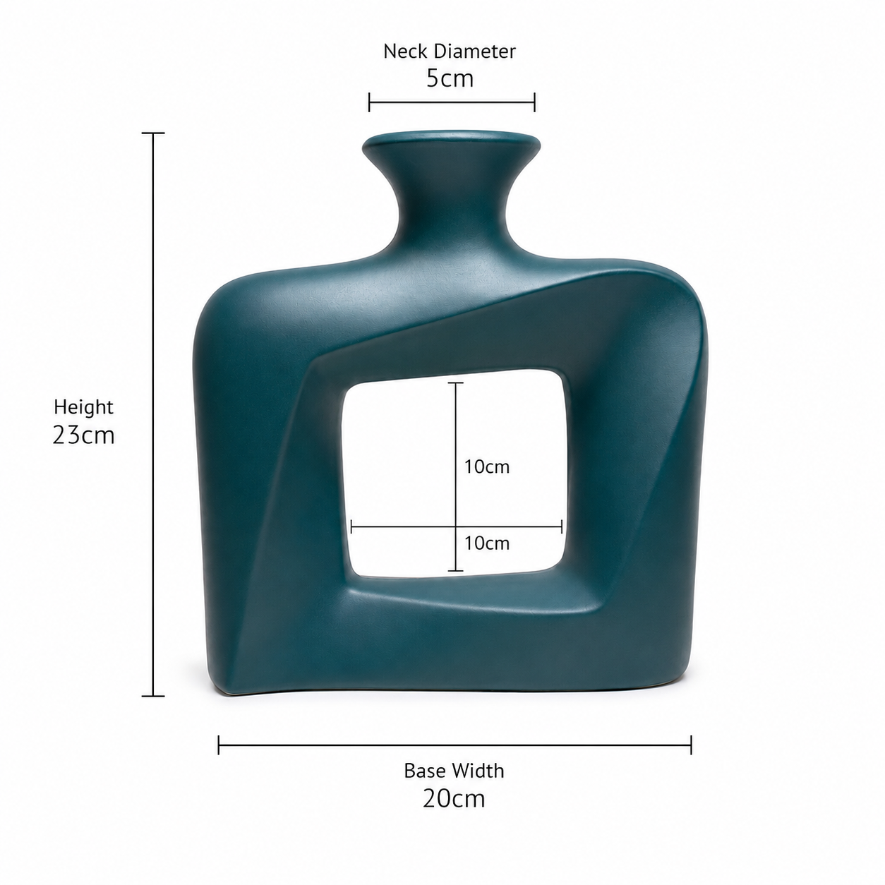 Modern Twist Hollow Vase