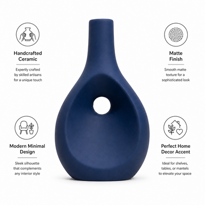Modern Teardrop Hollow Vase