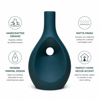 Modern Teardrop Hollow Vase