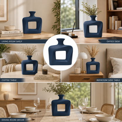 Modern Twist Hollow Vase
