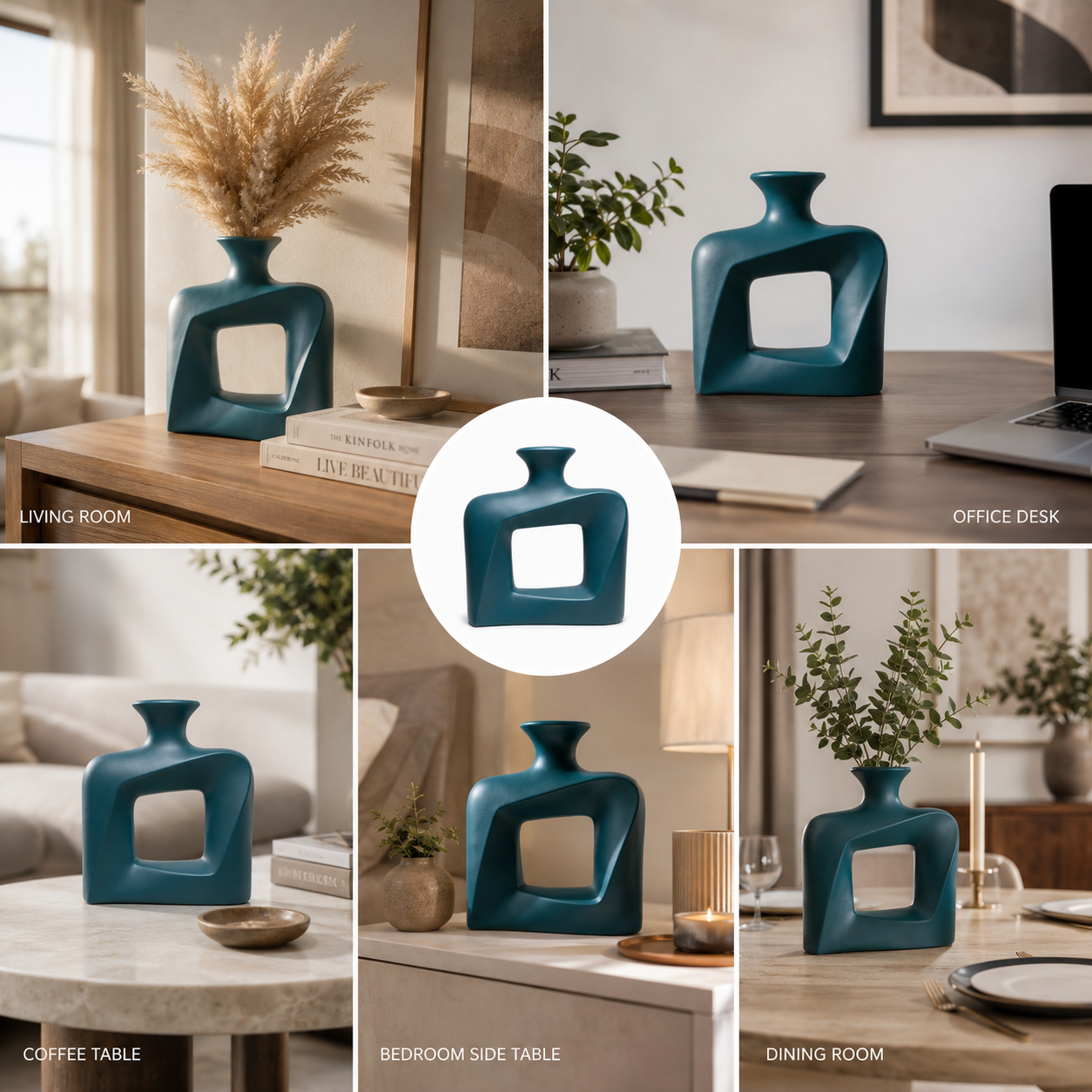 Modern Twist Hollow Vase