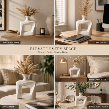 Modern Twist Hollow Vase