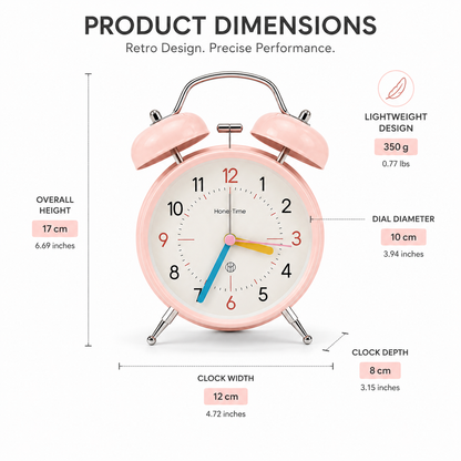 Table Bell Clock