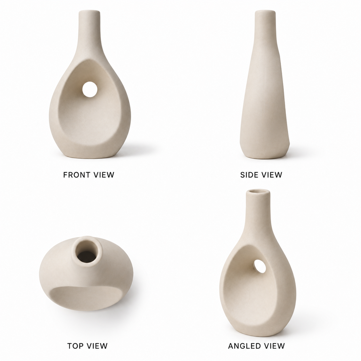 Modern Teardrop Hollow Vase