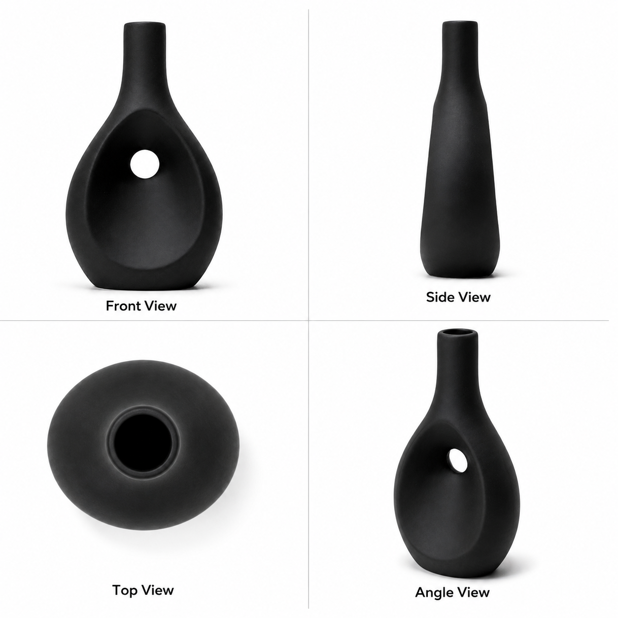 Modern Teardrop Hollow Vase