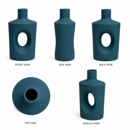Modern Arch Hollow Vase – Beige