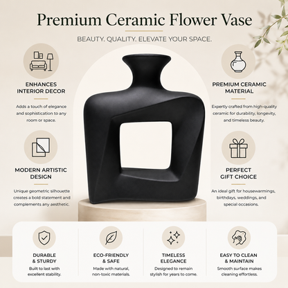 Modern Twist Hollow Vase