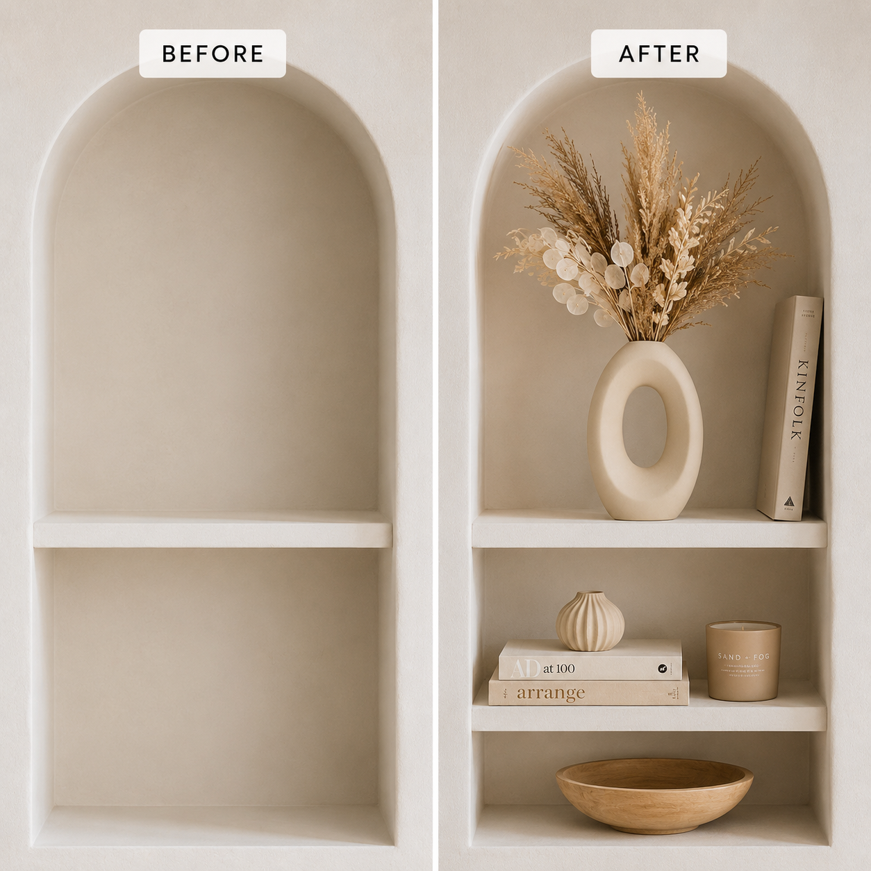 Modern Hollow Oval Vase