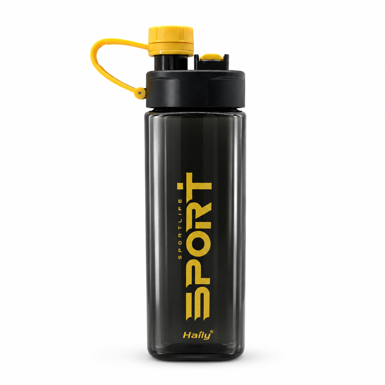 Haily SPORT+ Tritan Sports Water Bottle 1000ml | Leakproof BPA-Free Gym Water Bottle with Carry Loop