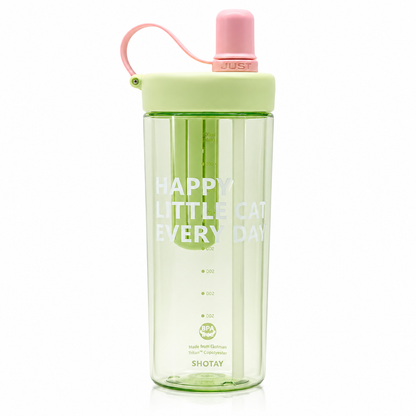 Premium BPA-Free Tritan Fruit Infuser Water Bottle with Removable Infuser, Leakproof Lid, Integrated Straw & Carry Loop | Reusable Sports Water Bottle for Gym, Office, School & Travel (800ml)