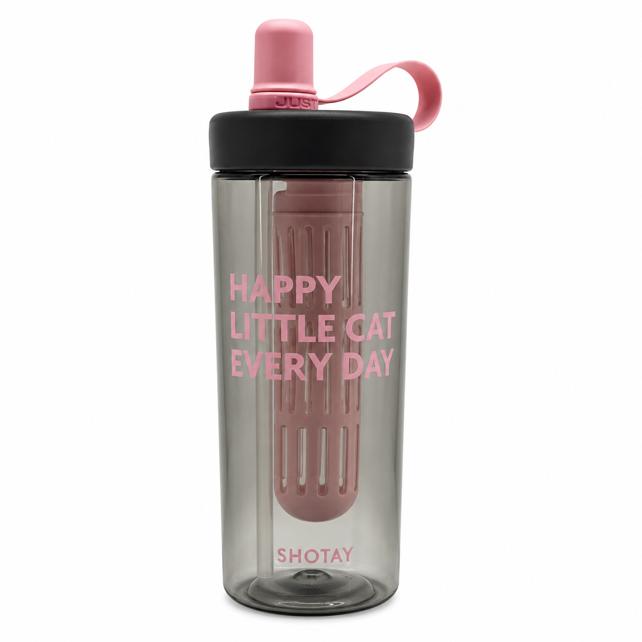 Premium BPA-Free Tritan Fruit Infuser Water Bottle with Removable Infuser, Leakproof Lid, Integrated Straw & Carry Loop | Reusable Sports Water Bottle for Gym, Office, School & Travel (800ml)
