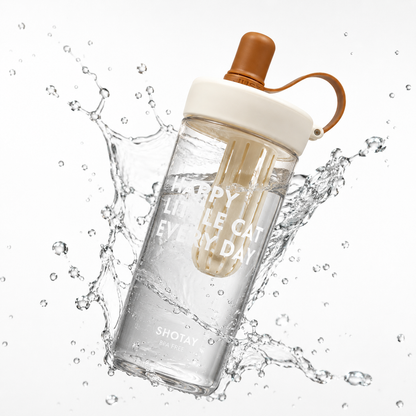 Premium BPA-Free Tritan Fruit Infuser Water Bottle with Removable Infuser, Leakproof Lid, Integrated Straw & Carry Loop | Reusable Sports Water Bottle for Gym, Office, School & Travel (800ml)