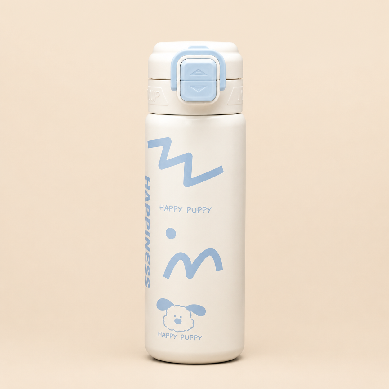 680ml Kids Stainless Steel Vacuum Insulated Water Bottle | Double Wall Thermos Flask | Leakproof One-Touch Lock Lid | BPA Free Food Grade Steel| Hot & Cold Insulated Bottle for School, Travel & Outdoor
