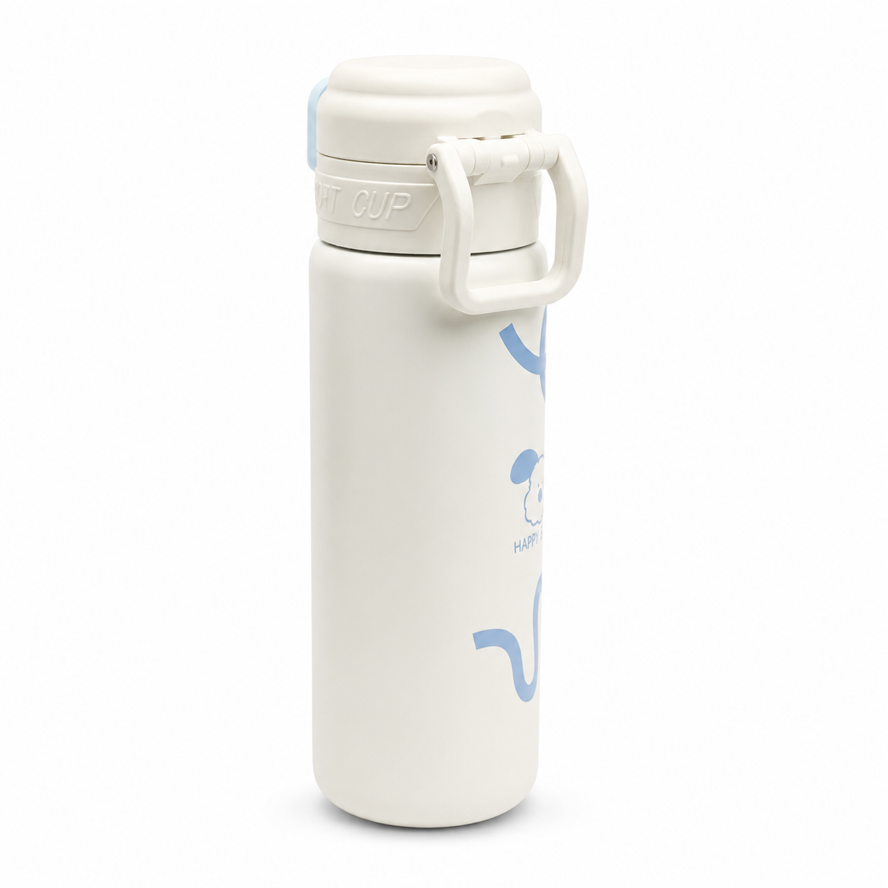 680ml Kids Stainless Steel Vacuum Insulated Water Bottle | Double Wall Thermos Flask | Leakproof One-Touch Lock Lid | BPA Free Food Grade Steel| Hot & Cold Insulated Bottle for School, Travel & Outdoor