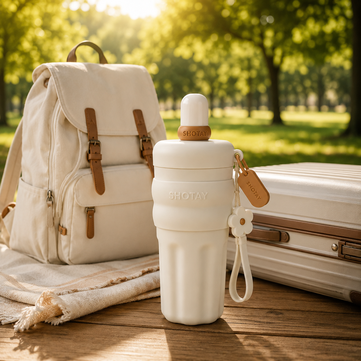 SHOTAY 600ml Double Wall Vacuum Insulated Stainless Steel Water Bottle with Silicone Sleeve, Straw Lid & Carry Loop | BPA-Free Leakproof Sports Flask for Office, School, Gym & Travel